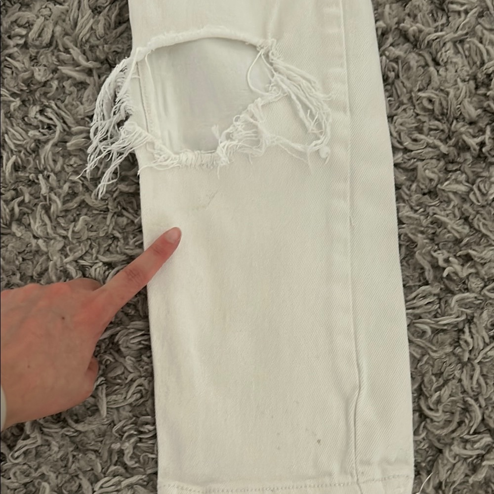 Abercrombie Ankle Straight Ultra High Rise Jeans - Picture 4 of 5